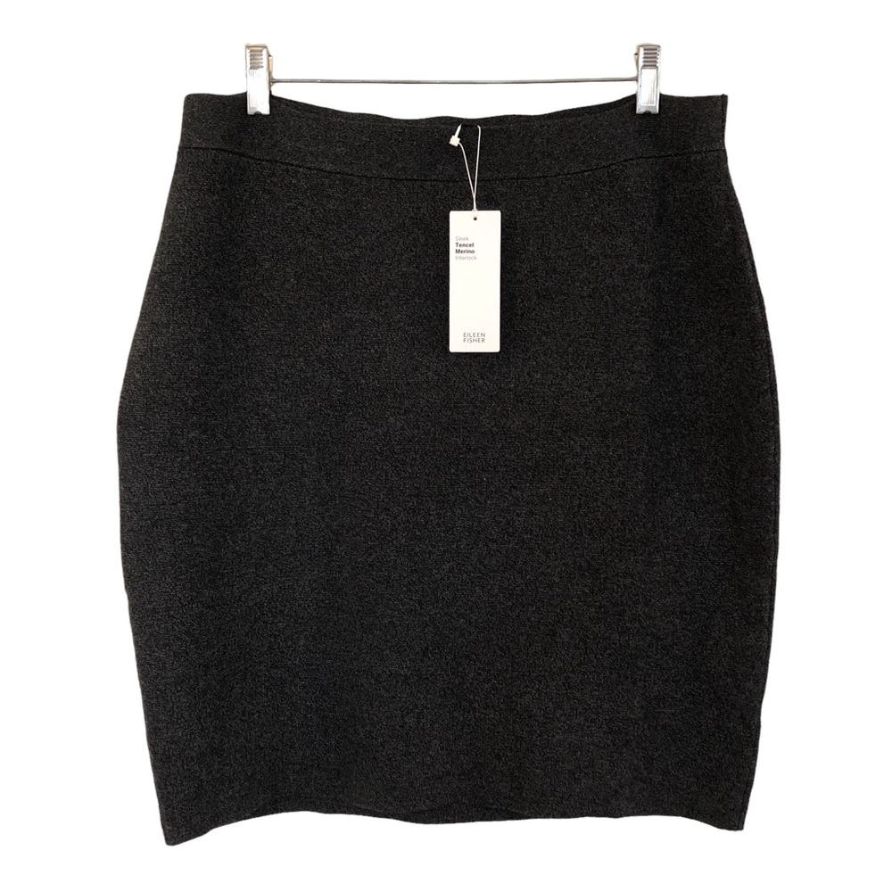 Eileen Fisher sleek tensile Marano interlock pencil skirt new with tags